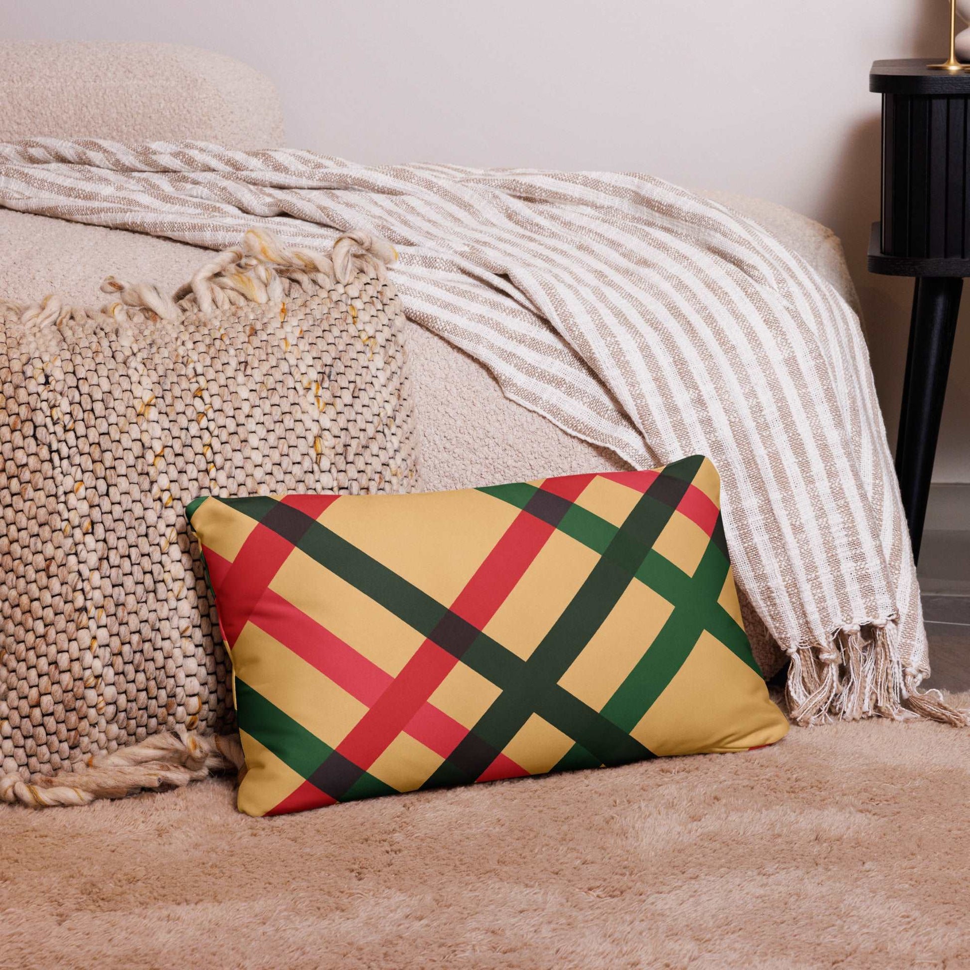 Custom Simple Retro Geometric Design Pillow Case (no insert pillow) | PERSONALIZED - ChoreGirl