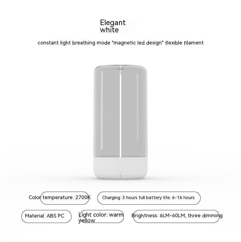 USB Type-C Rechargeable Portable LED Light With High Transparency - ChoreGirl