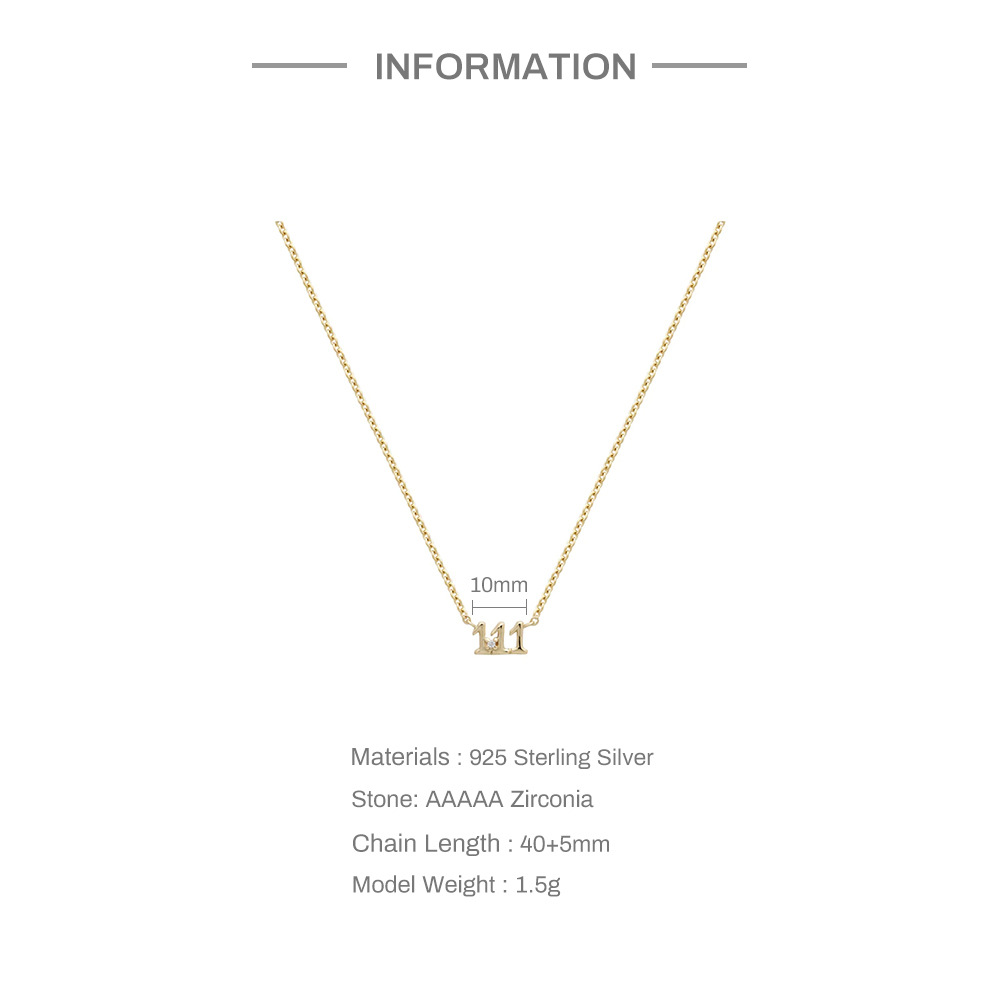 Unisex Angel Numbers Necklace - ChoreGirl