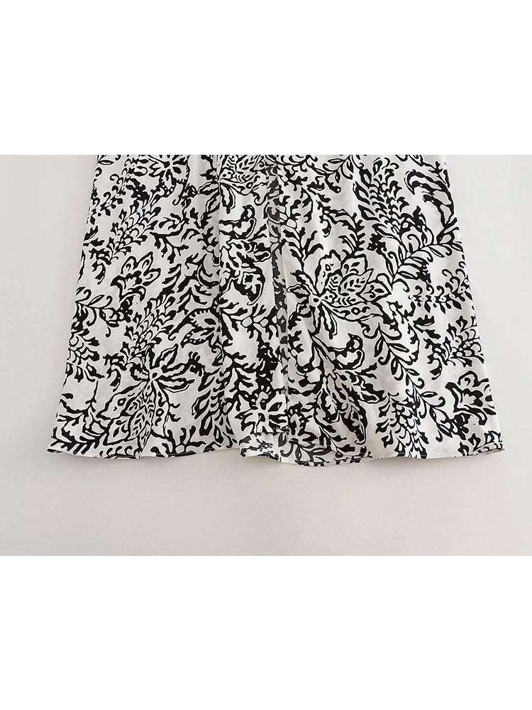 Women's Casual and Simple Slit Design Long Vacation Style Summer Dress - ChoreGirl