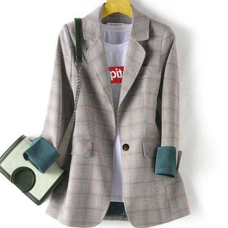 Women's Loose Casual Suit Style Jacket - ChoreGirl