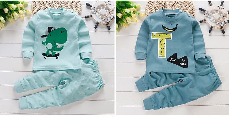 Baby Cotton Pajamas, Loungewear Two-piece Set - ChoreGirl