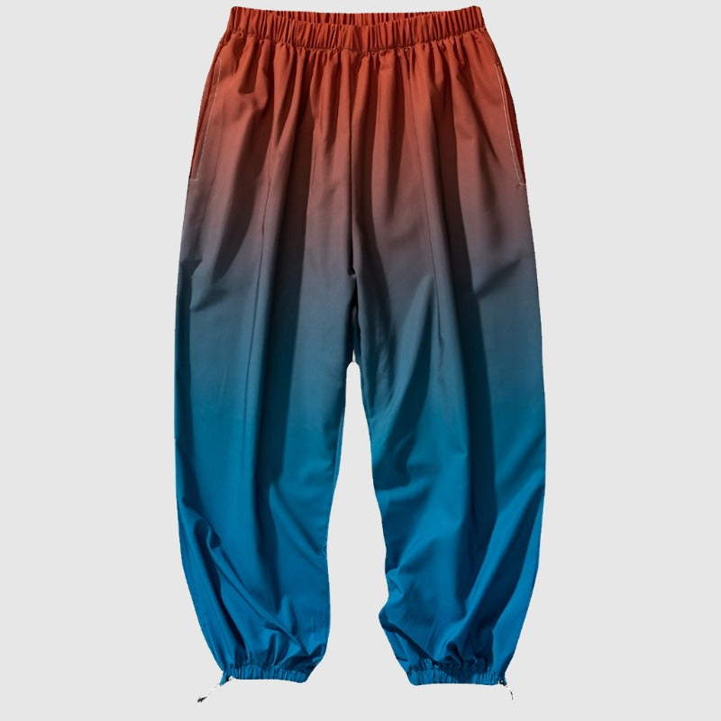 Men's Casual Gradient Color Harem Pants - ChoreGirl