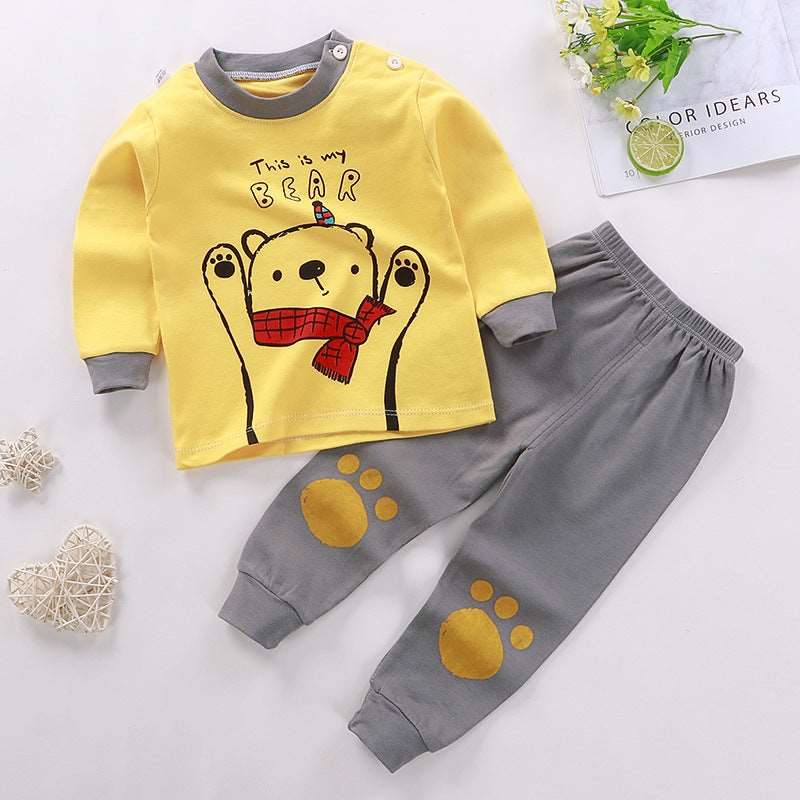 Baby Cotton Pajamas, Loungewear Two-piece Set - ChoreGirl