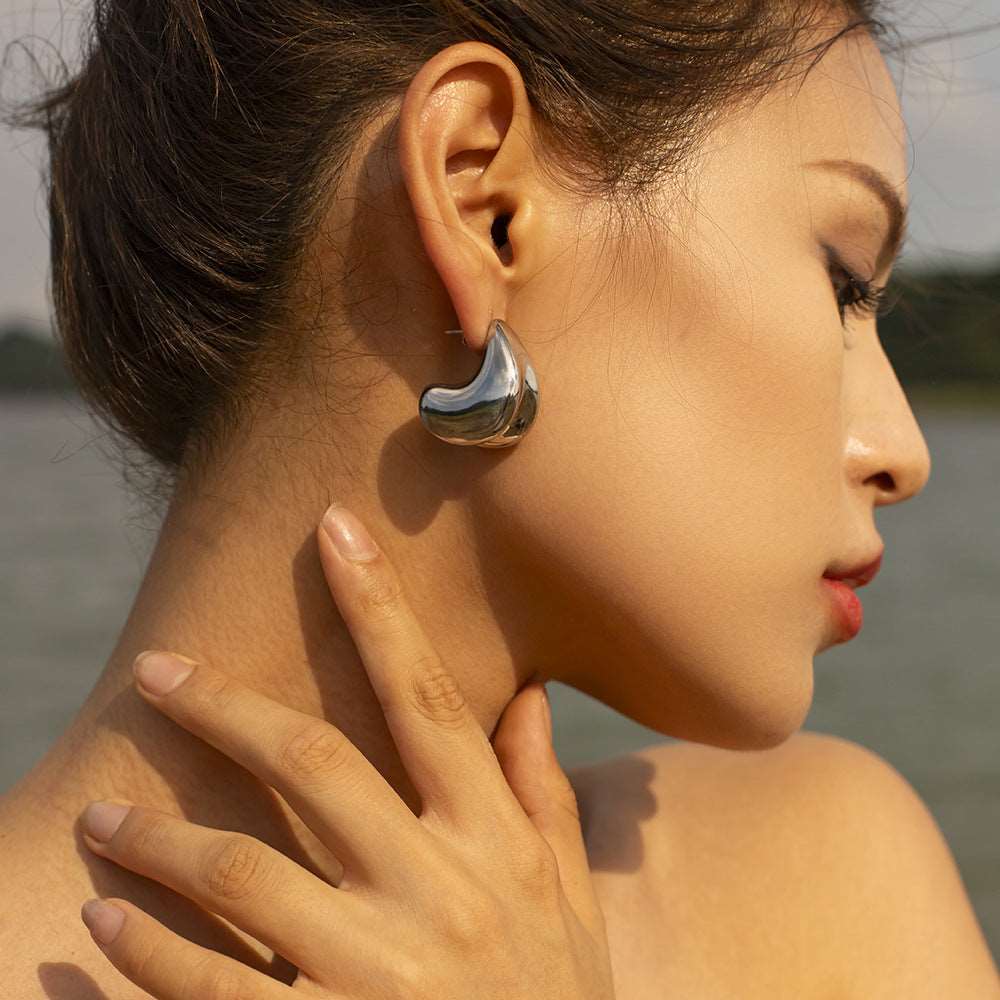 Women's Geometric Stainless Steel Earrings - ChoreGirl