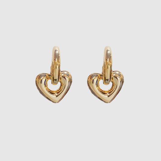 Women's Love Heart Earrings - ChoreGirl