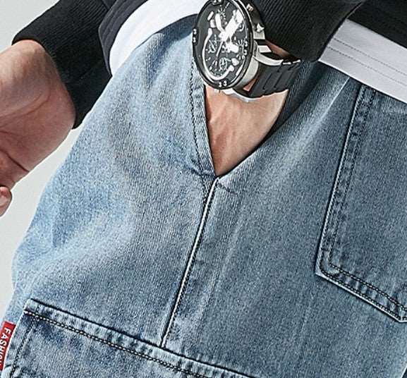 Men's Casual Denim Trousers - ChoreGirl