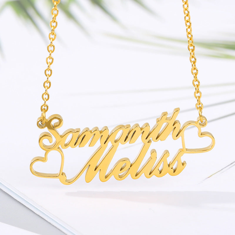 Custom Name Stainless Steel Necklace | PERSONALIZED - ChoreGirl