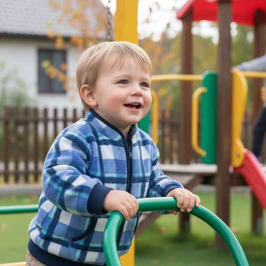 Kids Warm Fleece Jacket with Zipper