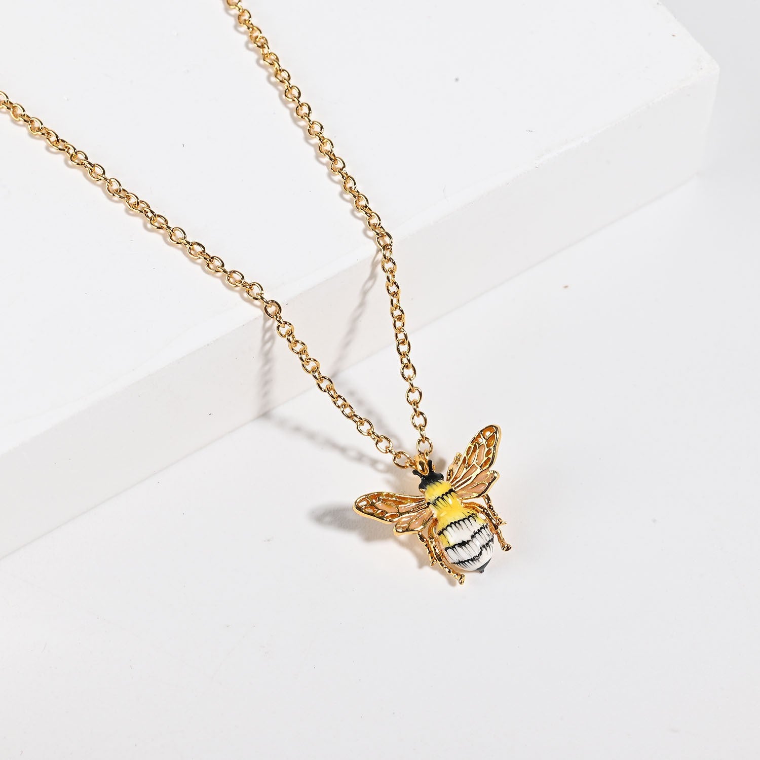Women's Little Bumble Bee Necklace - ChoreGirl