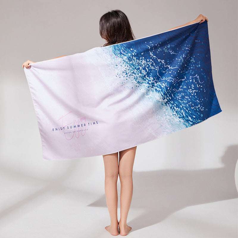 Strong and Lint Free Quick Drying Beach Towel - ChoreGirl