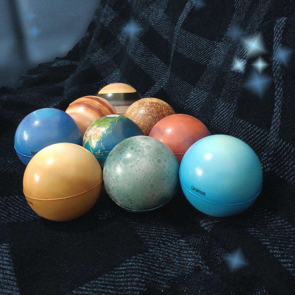 Sponge Foam Soft Eight Planets Bouncy Toy Balls - ChoreGirl