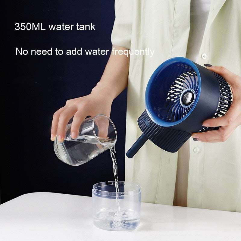 Small Portable Ice Mist Air Conditioning Fan - ChoreGirl