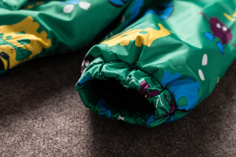 Baby Boy's Cute Dinosaur Windproof And Rainproof Hooded Jacket or Pants (NOT A SET) - ChoreGirl