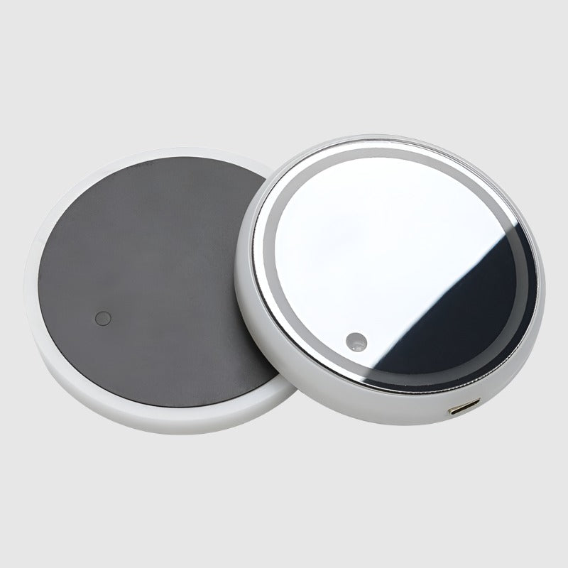 Colorful LED Light-up Solar & USB Charging Non-slip Ambient Light Cup Holder For Car - ChoreGirl