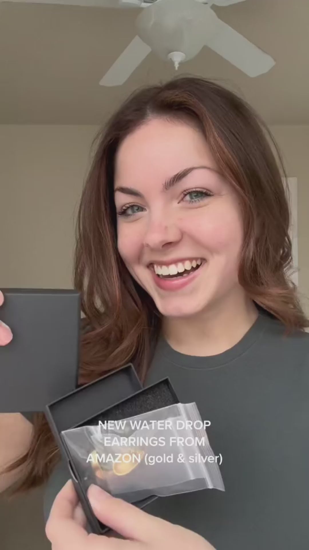 Fashion Jewelry Water Drop Glossy 16k Real Gold Plating Simple And Elegant Earrings