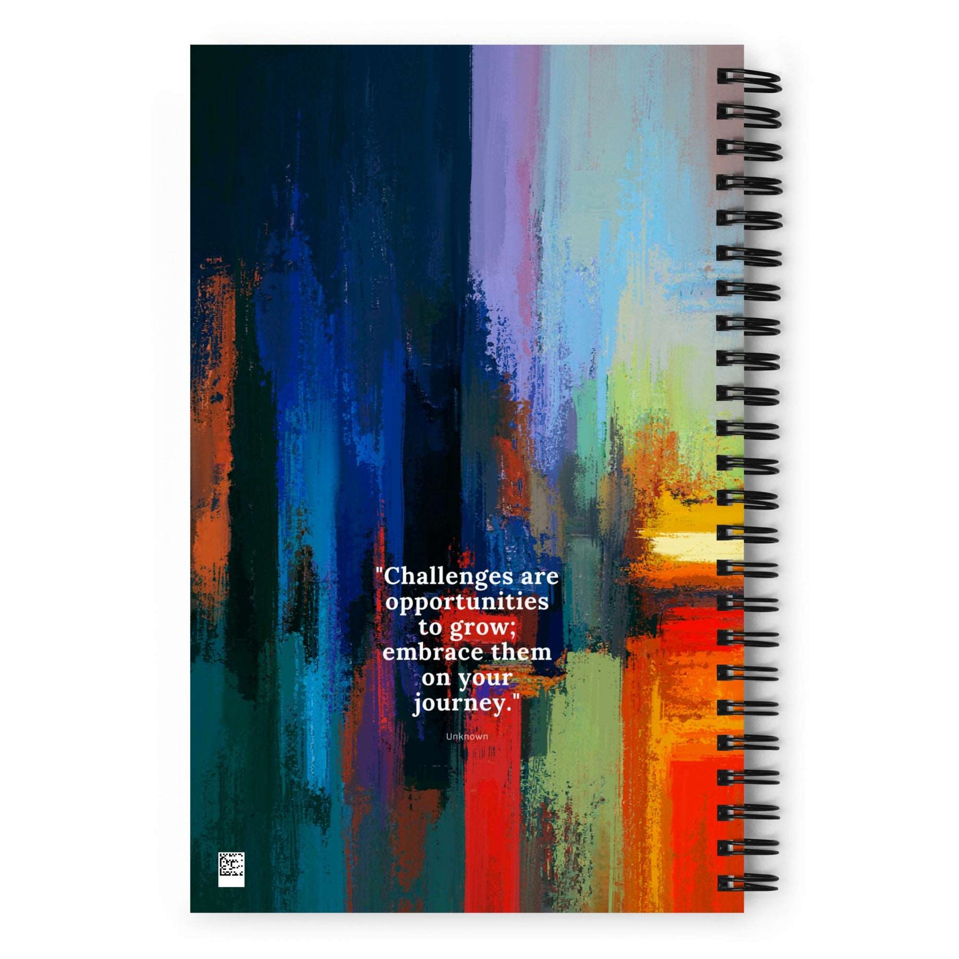 Artistic Design Spiral Notebook, 140 pages - ChoreGirl