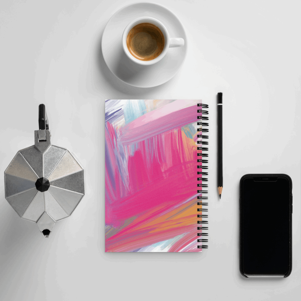 Artistic Self-Love Spiral Notebook, 140 pages - ChoreGirl