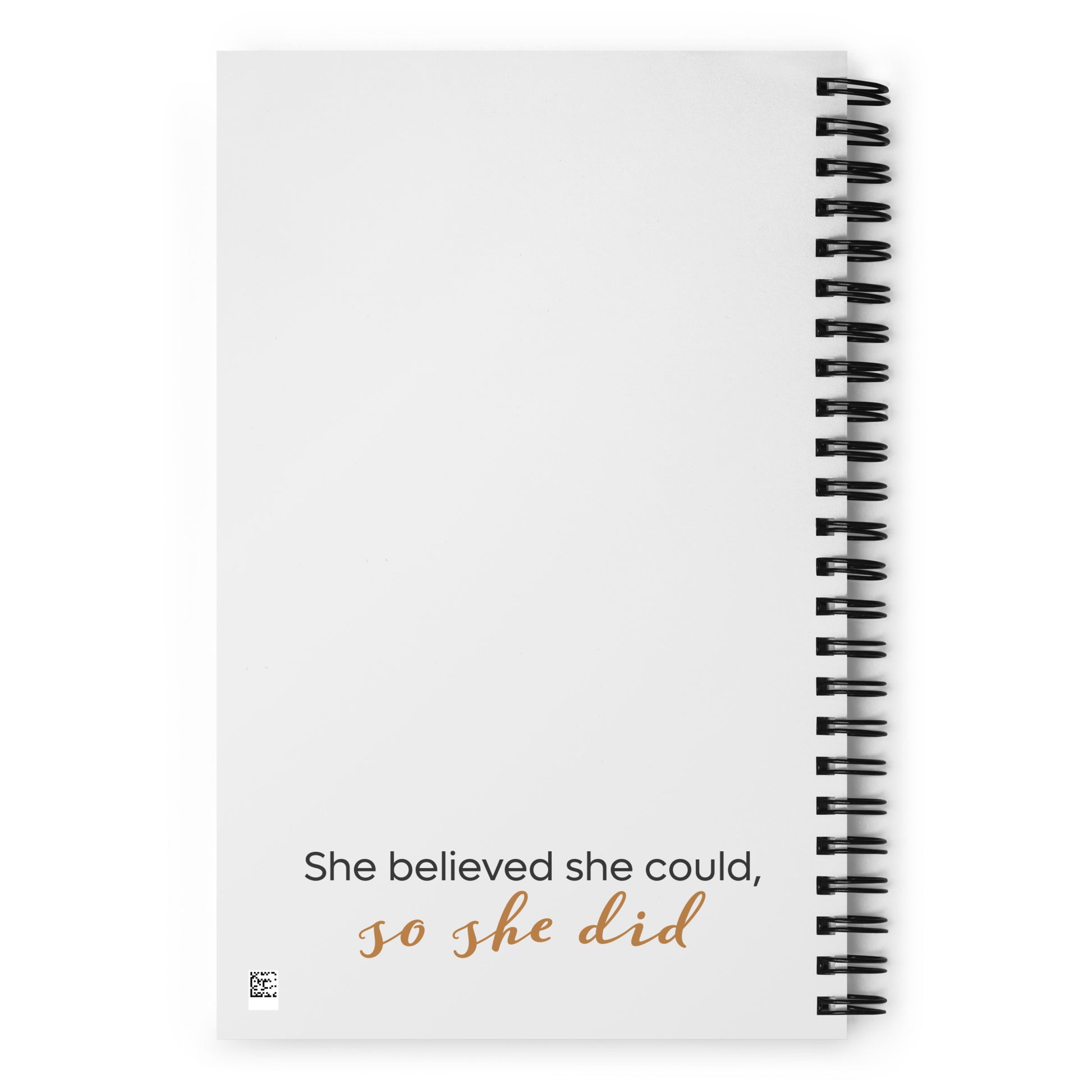 Custom Minimalist Woman Silhouette Spiral Notebook, 140 pages | PERSONALIZED - ChoreGirl