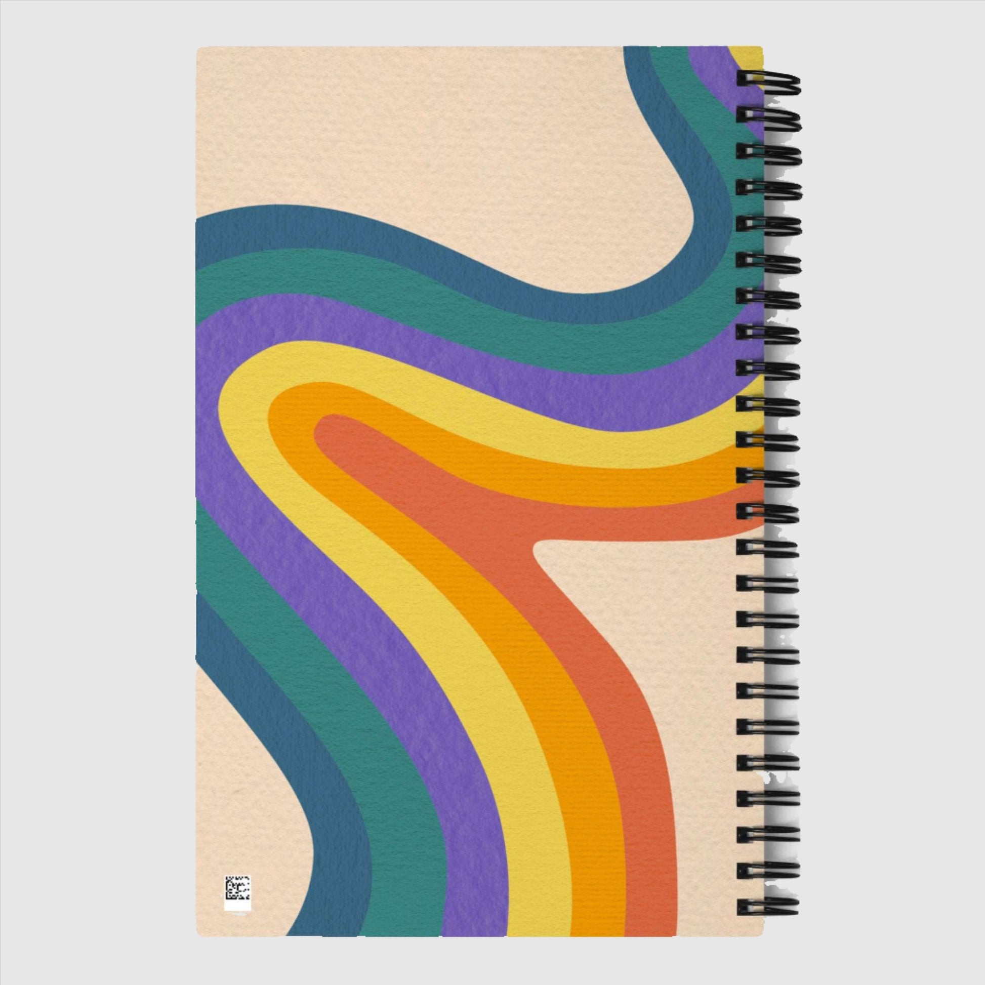 Custom Retro Design Spiral Notebook, 140 pages | PERSONALIZED - ChoreGirl