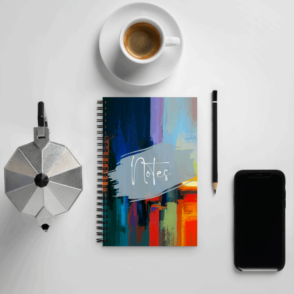 Artistic Design Spiral Notebook, 140 pages - ChoreGirl