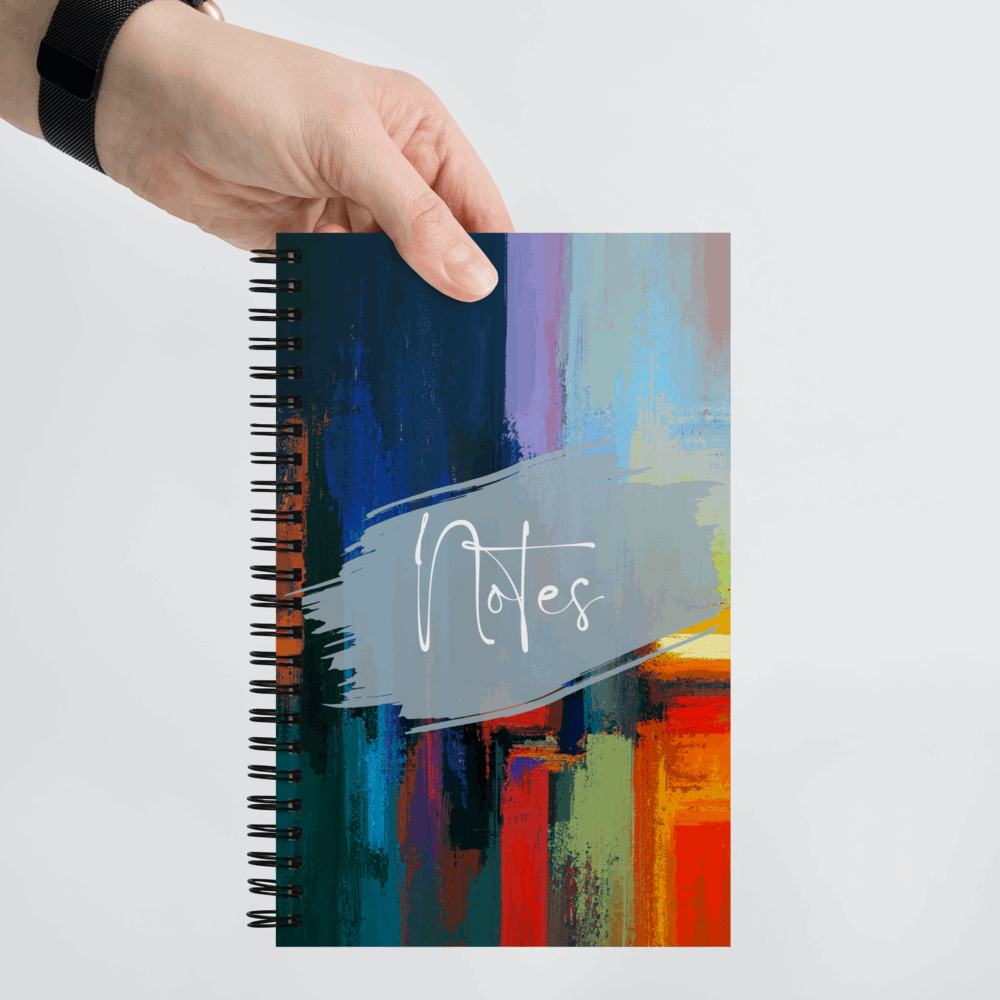 Artistic Design Spiral Notebook, 140 pages - ChoreGirl