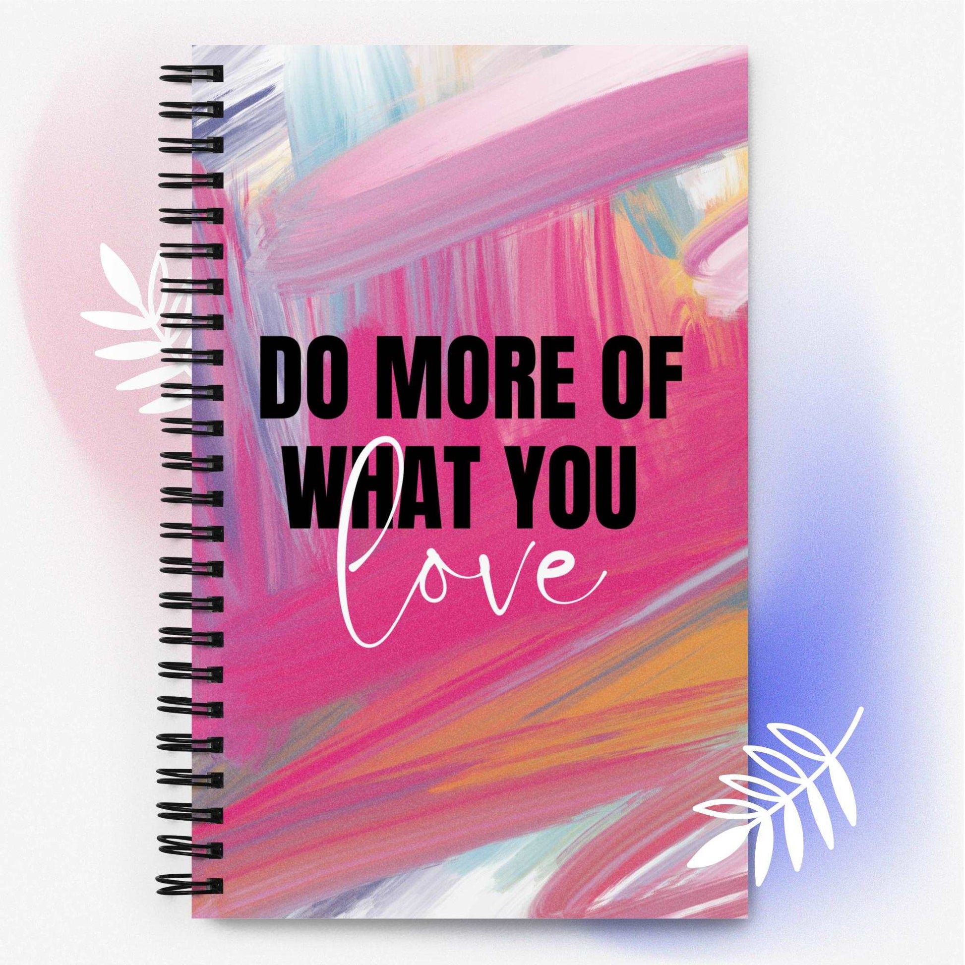 Artistic Self-Love Spiral Notebook, 140 pages - ChoreGirl