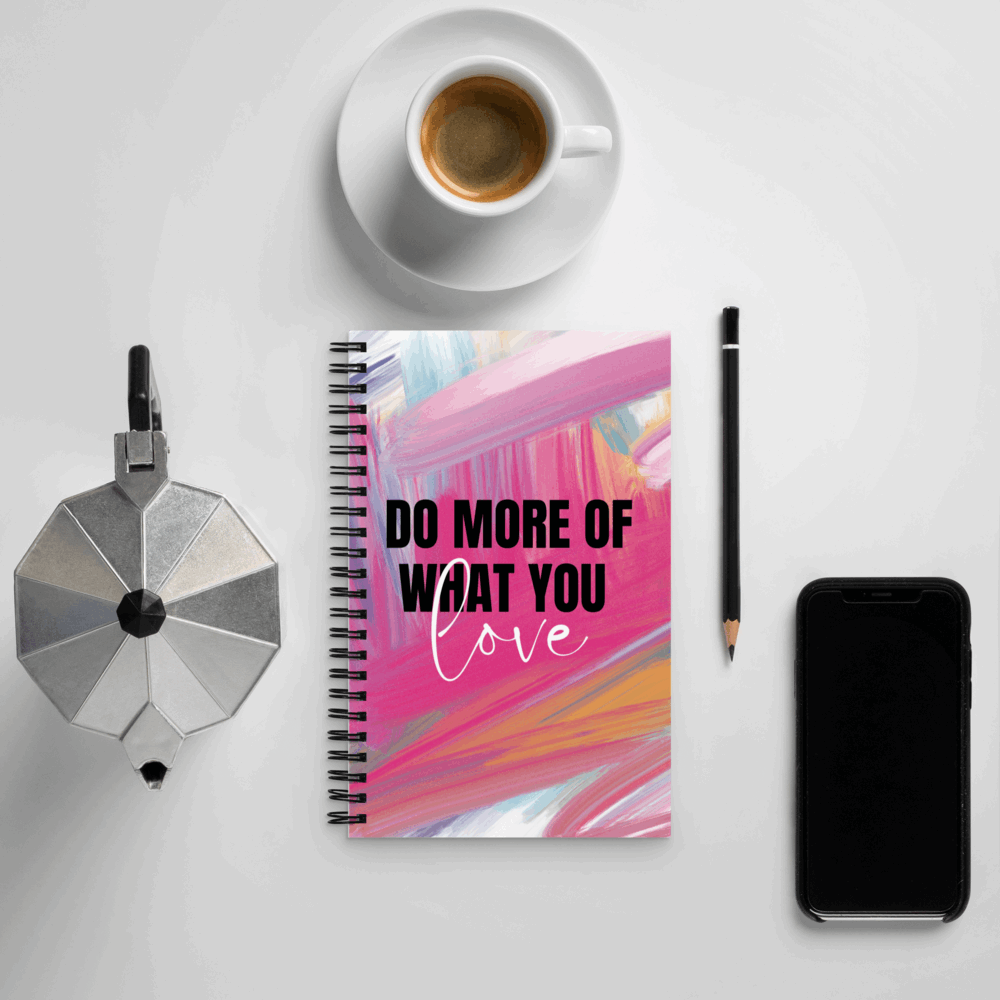 Artistic Self-Love Spiral Notebook, 140 pages - ChoreGirl