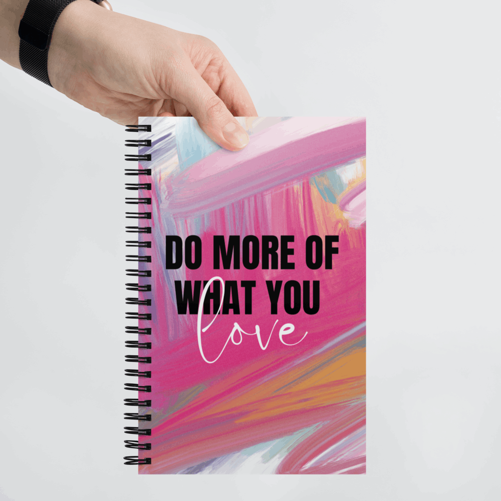 Artistic Self-Love Spiral Notebook, 140 pages - ChoreGirl