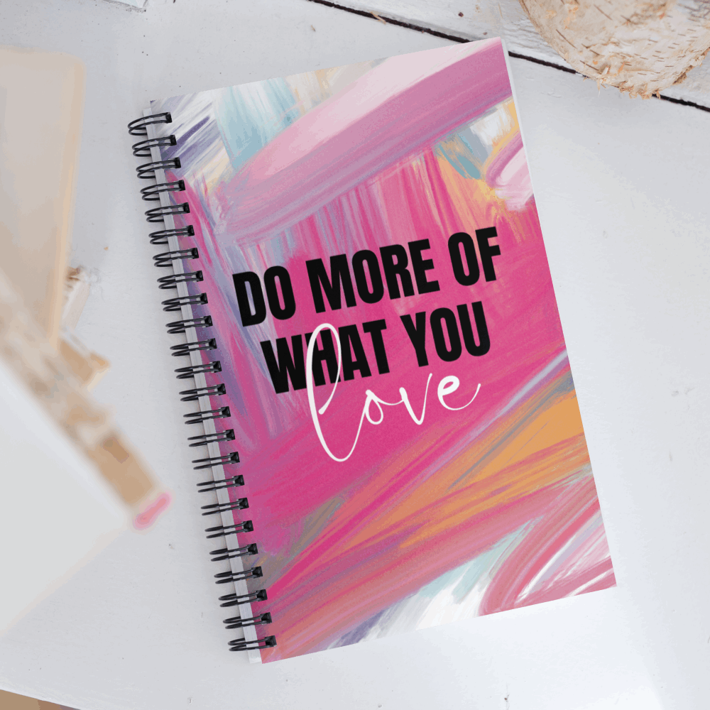 Artistic Self-Love Spiral Notebook, 140 pages - ChoreGirl
