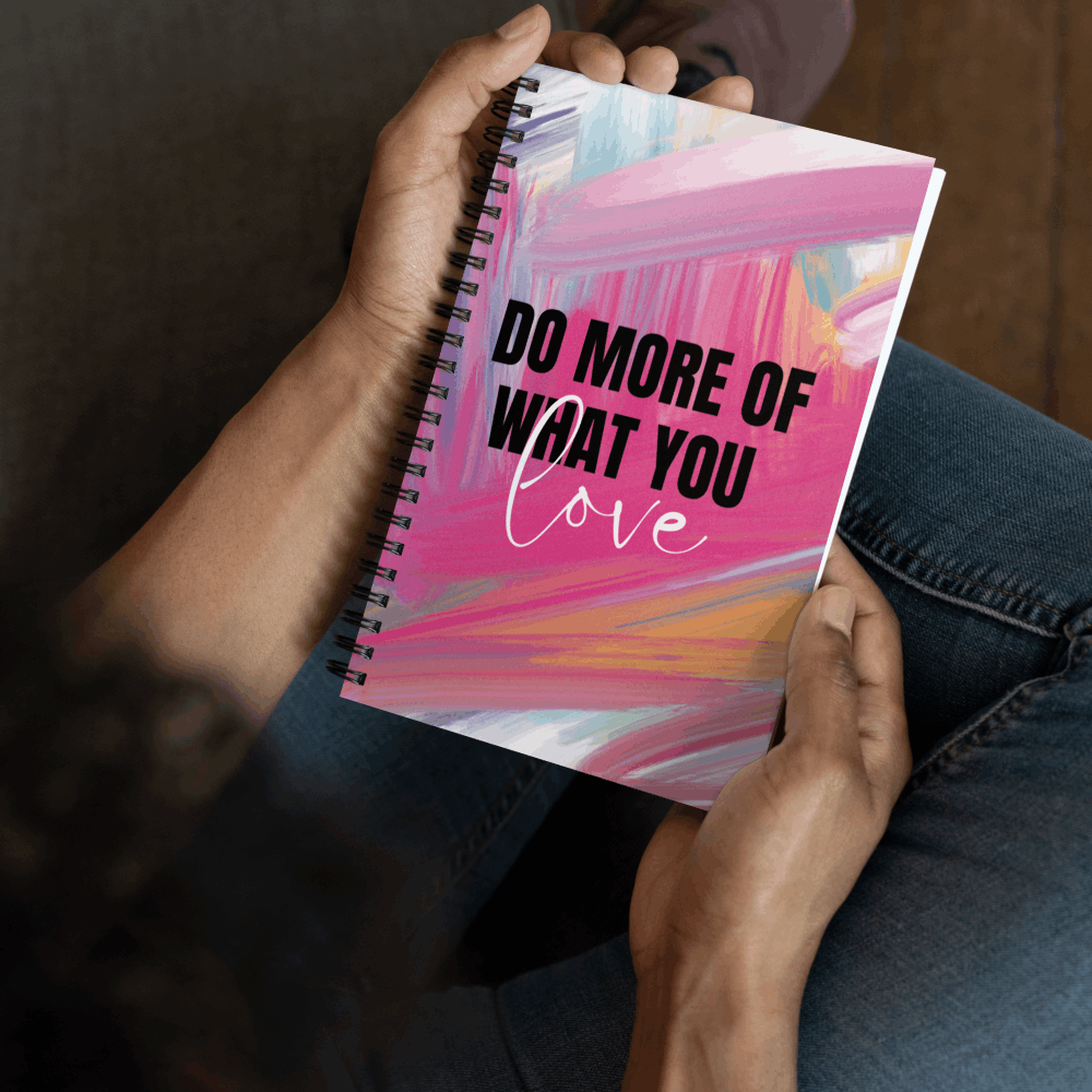 Artistic Self-Love Spiral Notebook, 140 pages - ChoreGirl