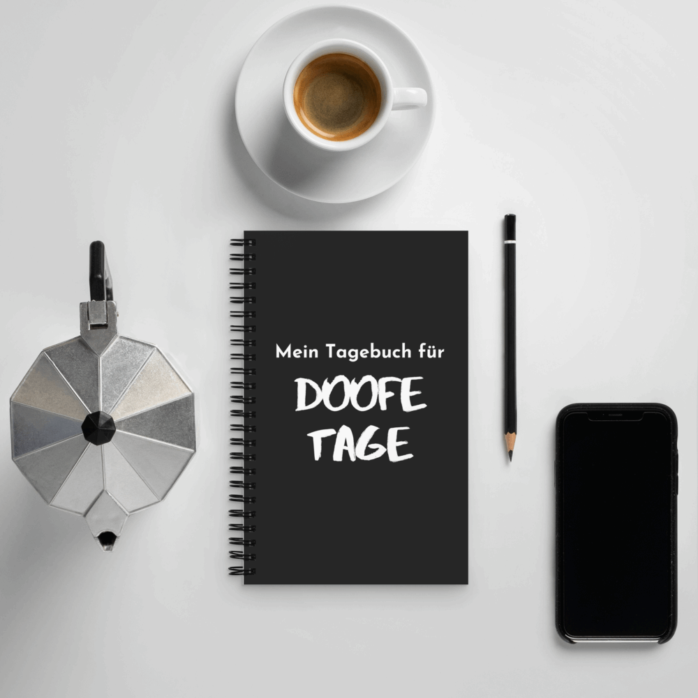 Bad Day Spiral Notebook, 140 pages - ChoreGirl