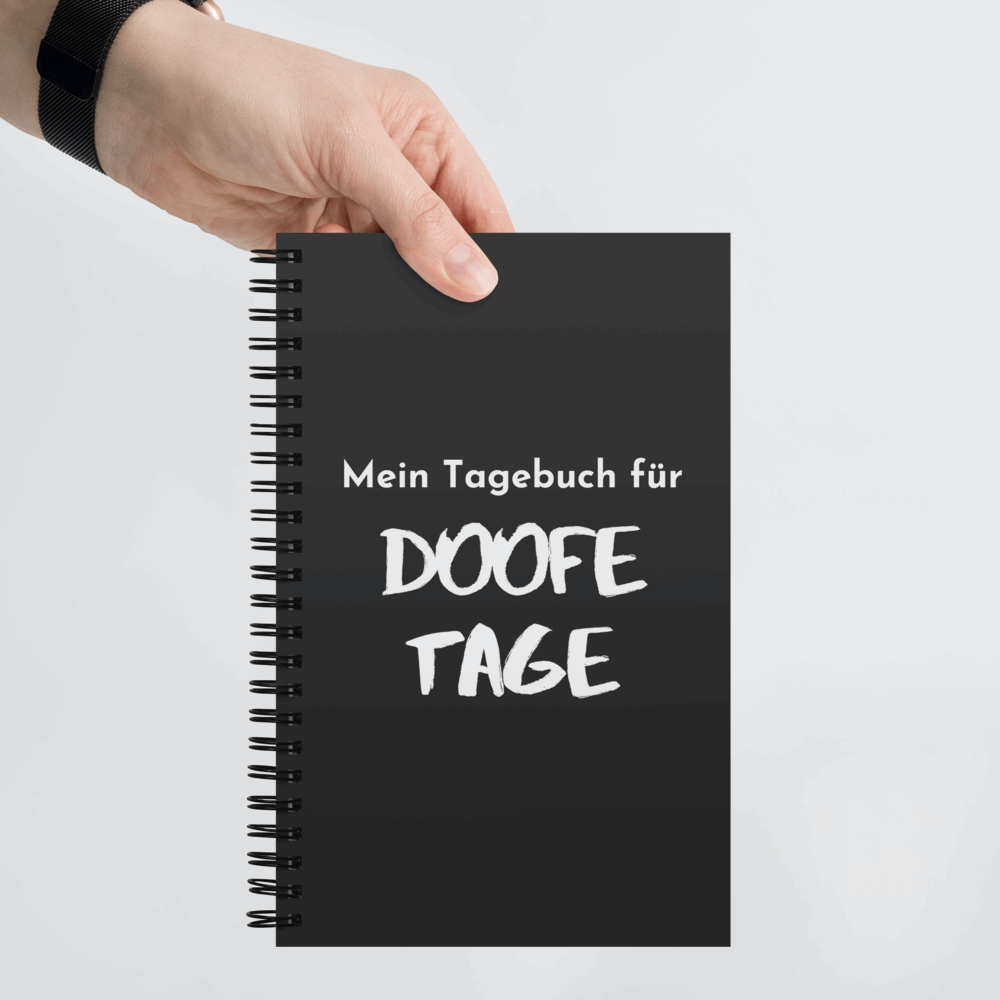 Bad Day Spiral Notebook, 140 pages - ChoreGirl