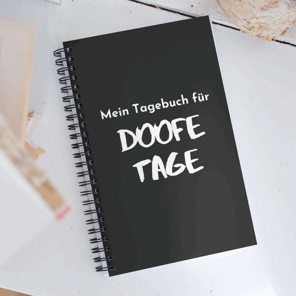 Bad Day Spiral Notebook, 140 pages - ChoreGirl