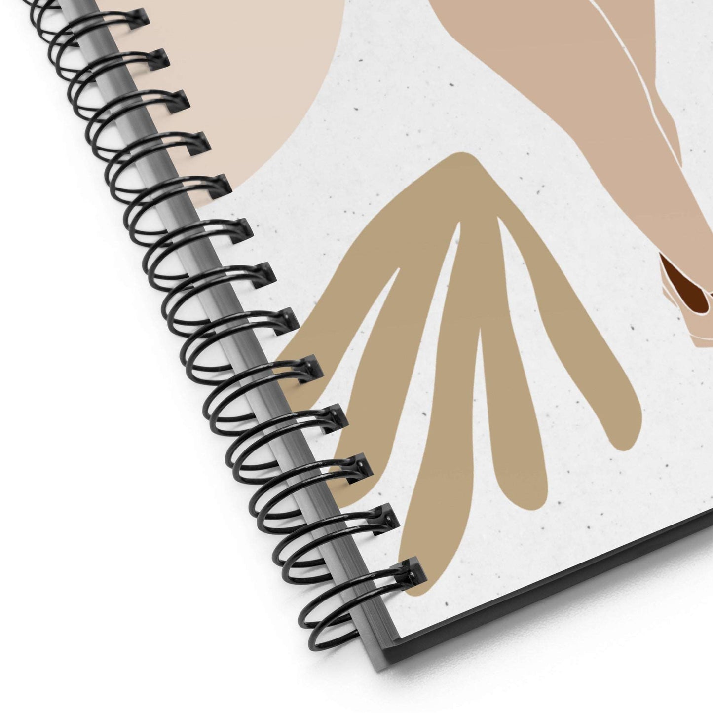 Custom Minimalist Woman Silhouette Spiral Notebook, 140 pages | PERSONALIZED - ChoreGirl