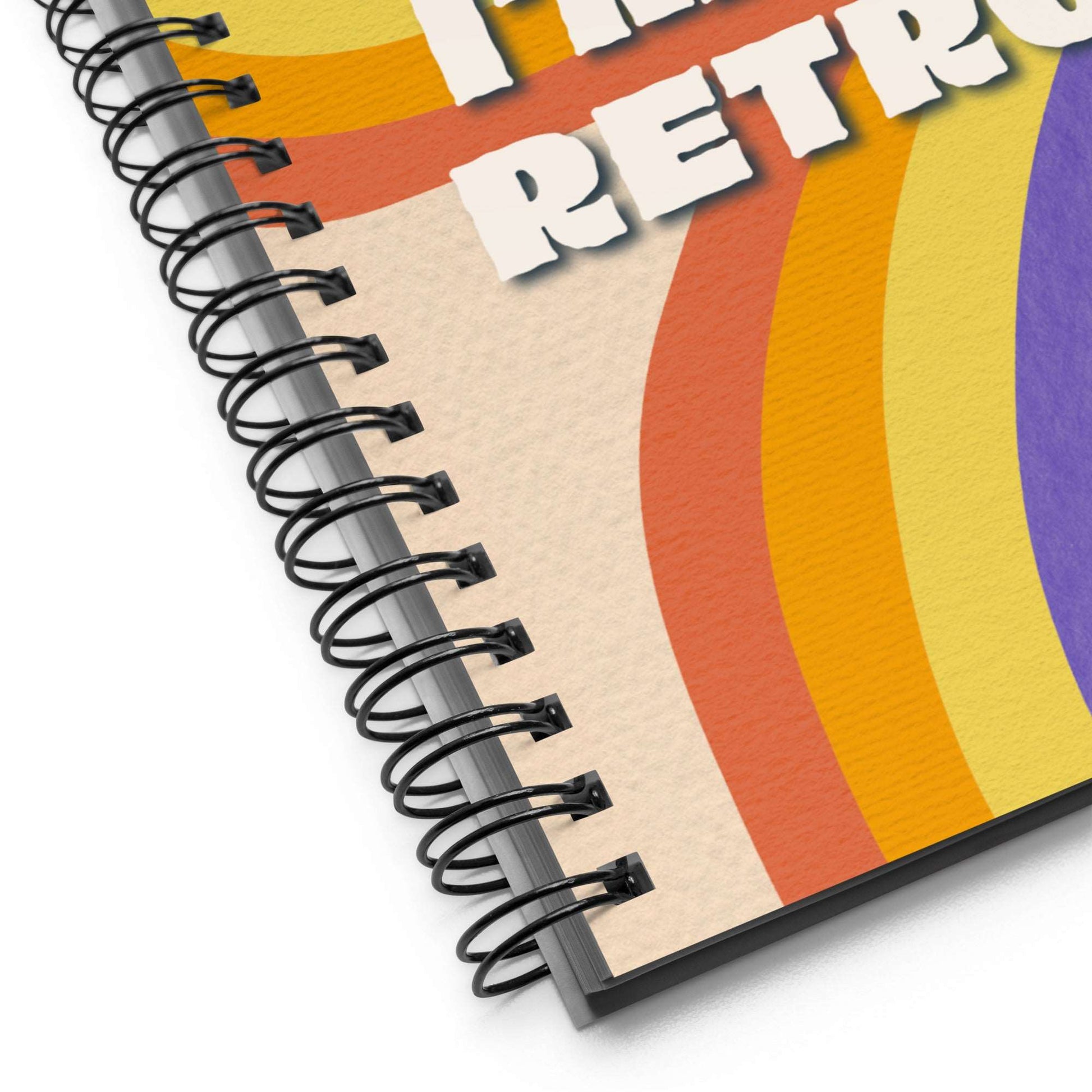Custom Retro Design Spiral Notebook, 140 pages | PERSONALIZED - ChoreGirl