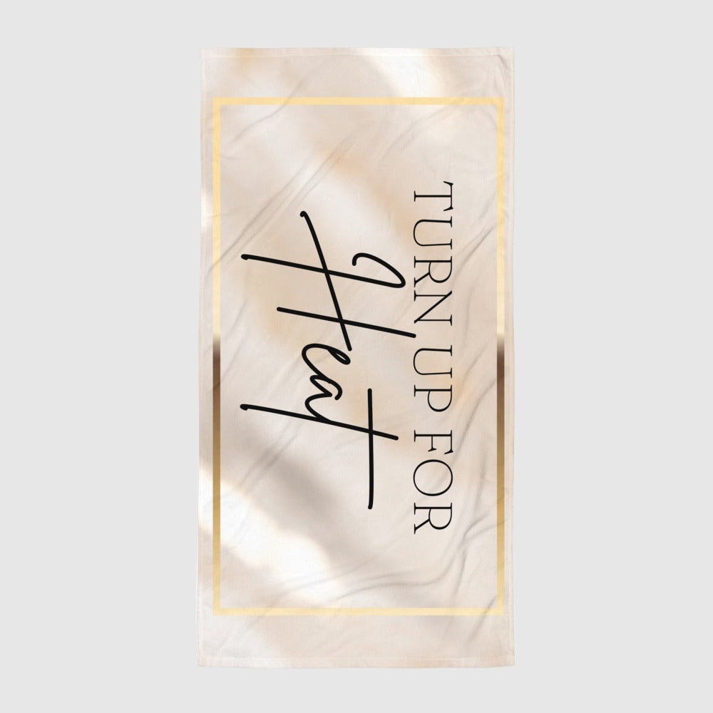 Custom Turn up for Heat Print Beach Towel | PERSONALIZED - ChoreGirl