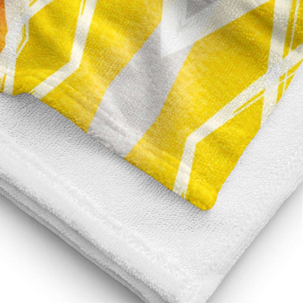 Custom Colorful Personalized Name Beach Towel | PERSONALIZED - ChoreGirl