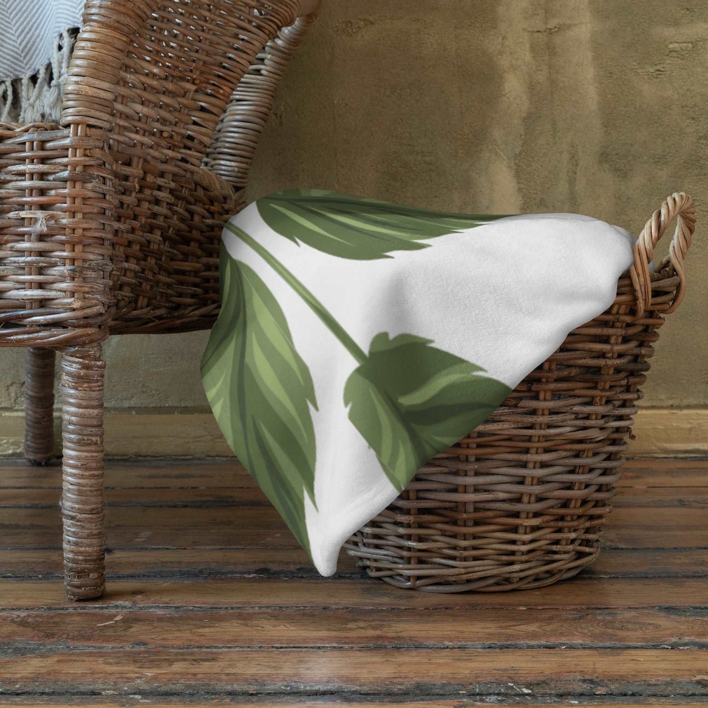 Custom Letter Romantic Rose Throw Blanket | PERSONALIZED - ChoreGirl