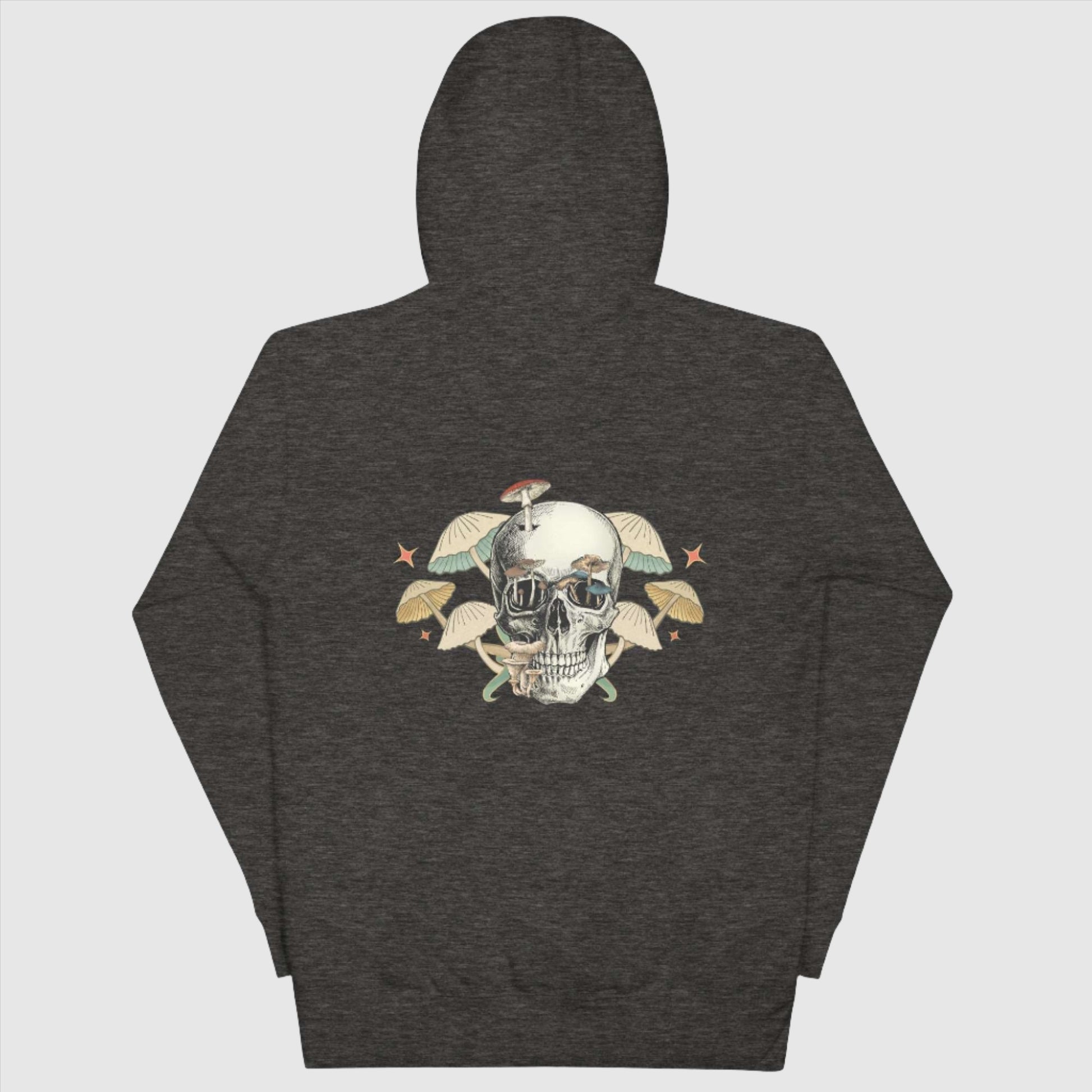Custom Unisex Mushroom Skull Hoodie | PERSONALIZED - ChoreGirl