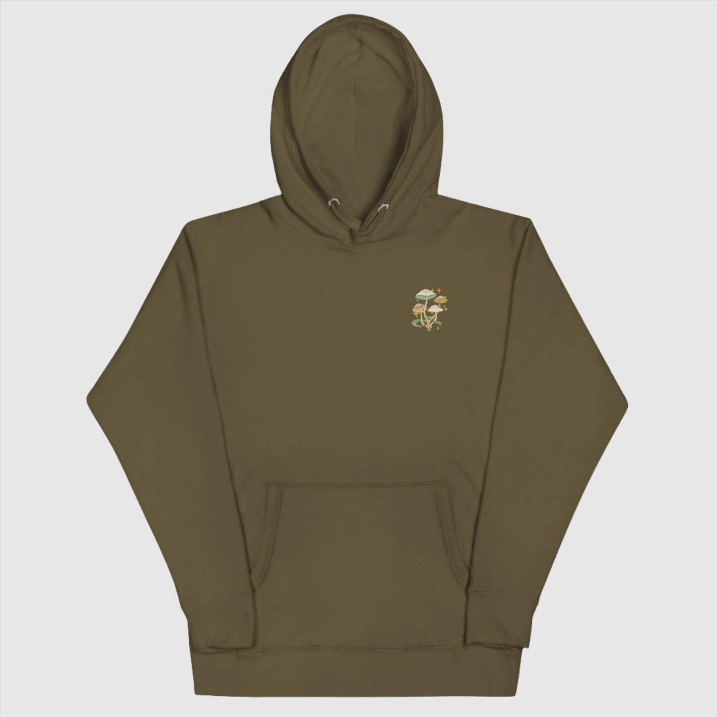 Custom Unisex Mushroom Skull Hoodie | PERSONALIZED - ChoreGirl