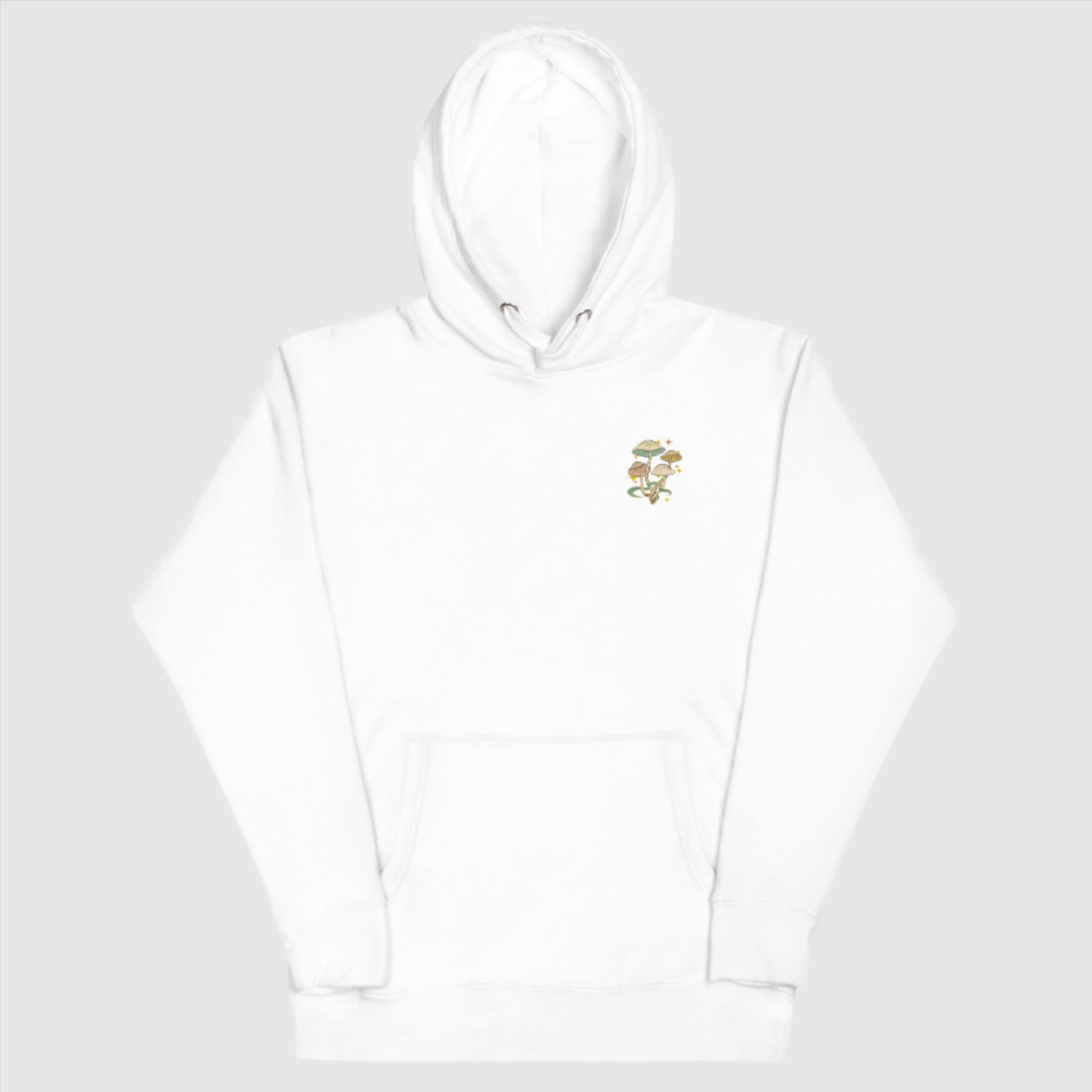 Custom Unisex Mushroom Skull Hoodie | PERSONALIZED - ChoreGirl