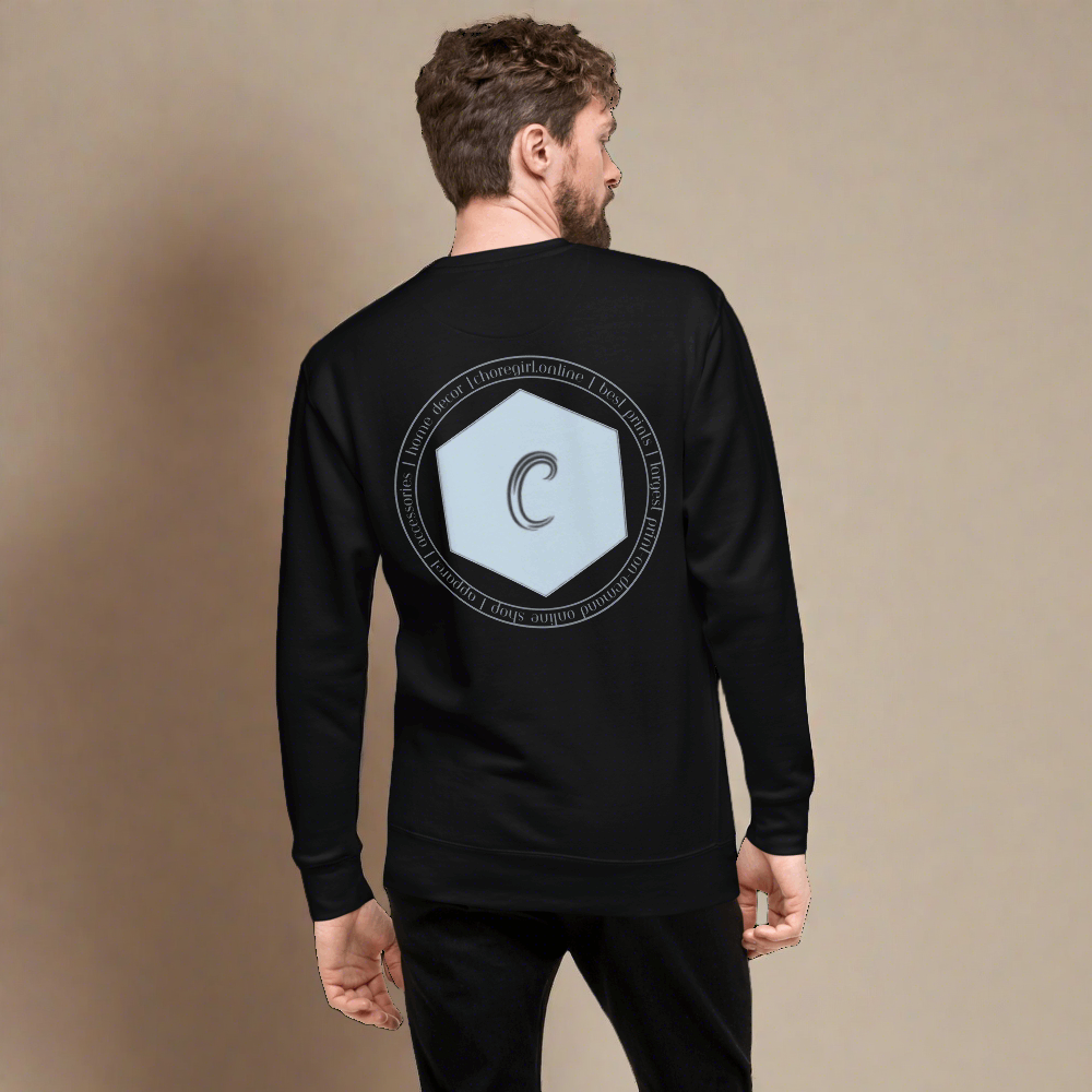 Custom Exclusive ChoreGirl LOGO Branded Unisex Premium Sweatshirt | PERSONALIZED - ChoreGirl