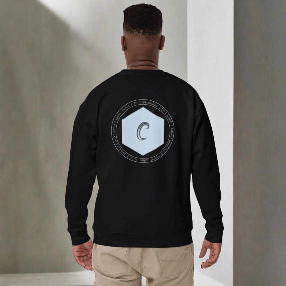 Custom Exclusive ChoreGirl LOGO Branded Unisex Premium Sweatshirt | PERSONALIZED - ChoreGirl
