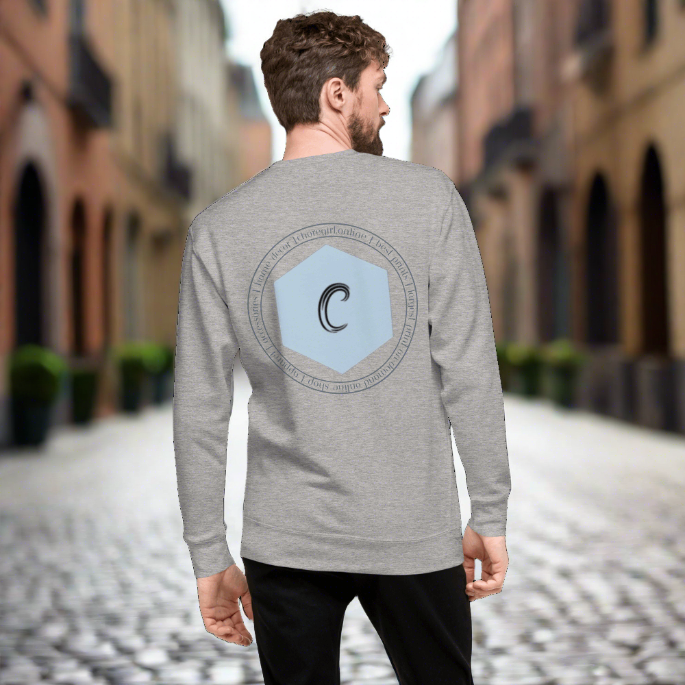 Custom Exclusive ChoreGirl LOGO Branded Unisex Premium Sweatshirt | PERSONALIZED - ChoreGirl
