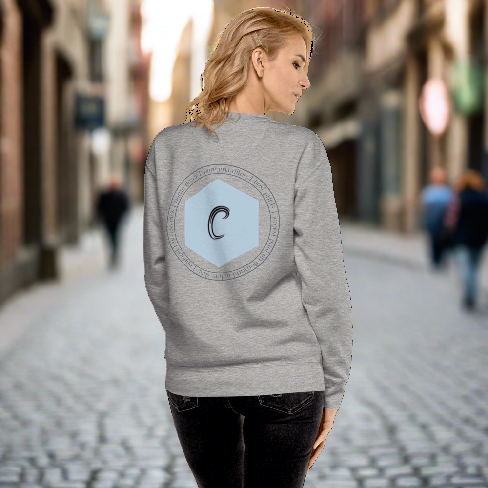 Custom Exclusive ChoreGirl LOGO Branded Unisex Premium Sweatshirt | PERSONALIZED - ChoreGirl