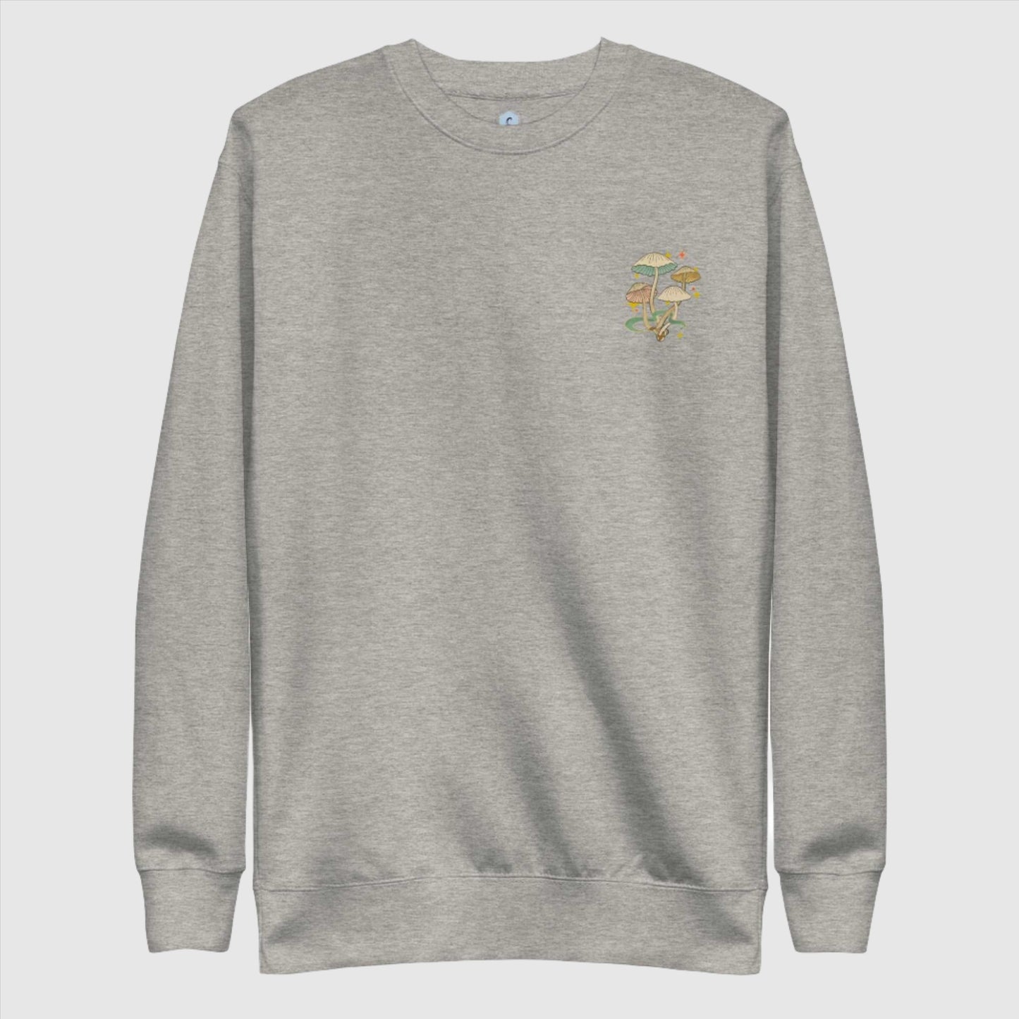 Custom Unisex Skull Mushroom Premium Sweatshirt | PERSONALIZED - ChoreGirl