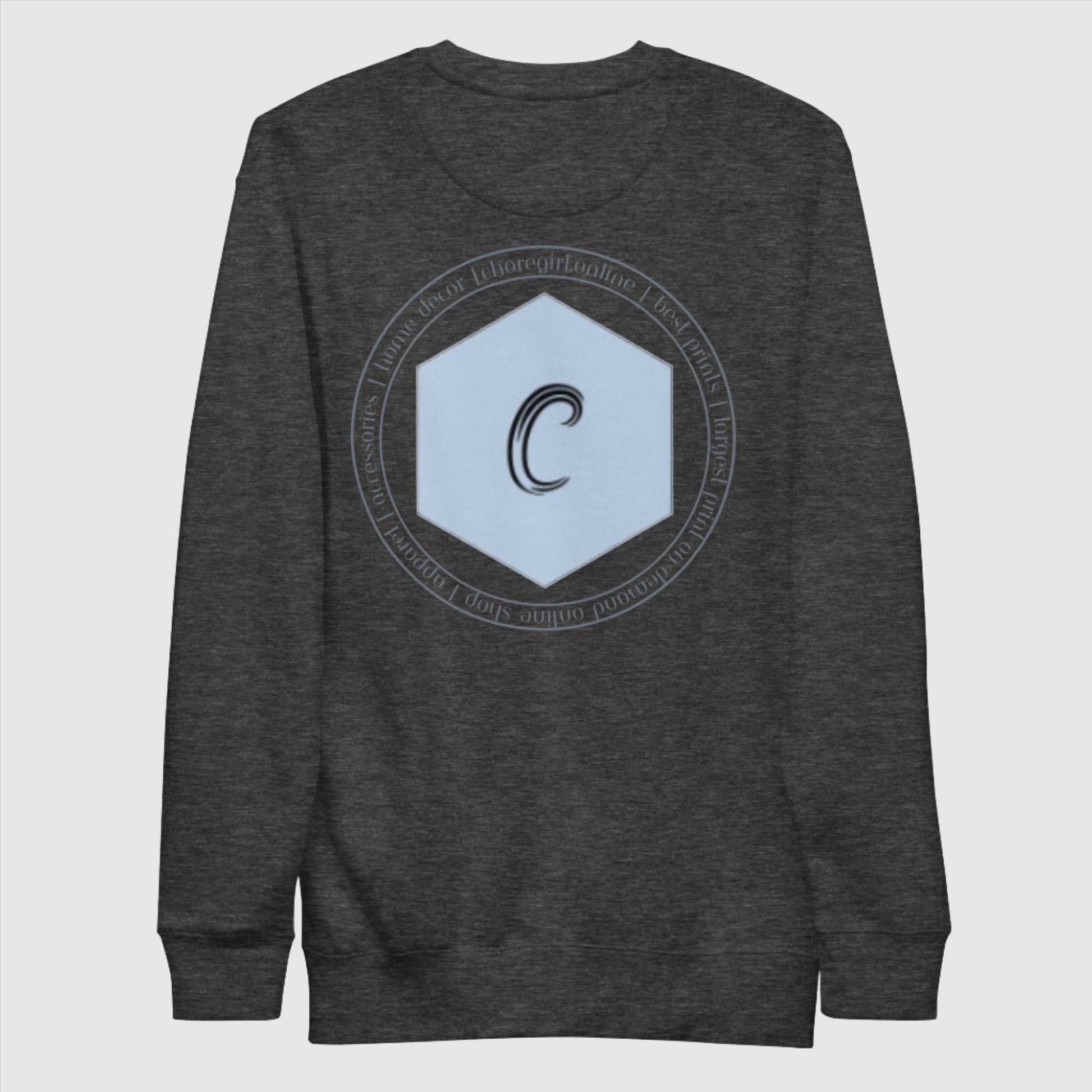 Custom Exclusive ChoreGirl LOGO Branded Unisex Premium Sweatshirt | PERSONALIZED - ChoreGirl