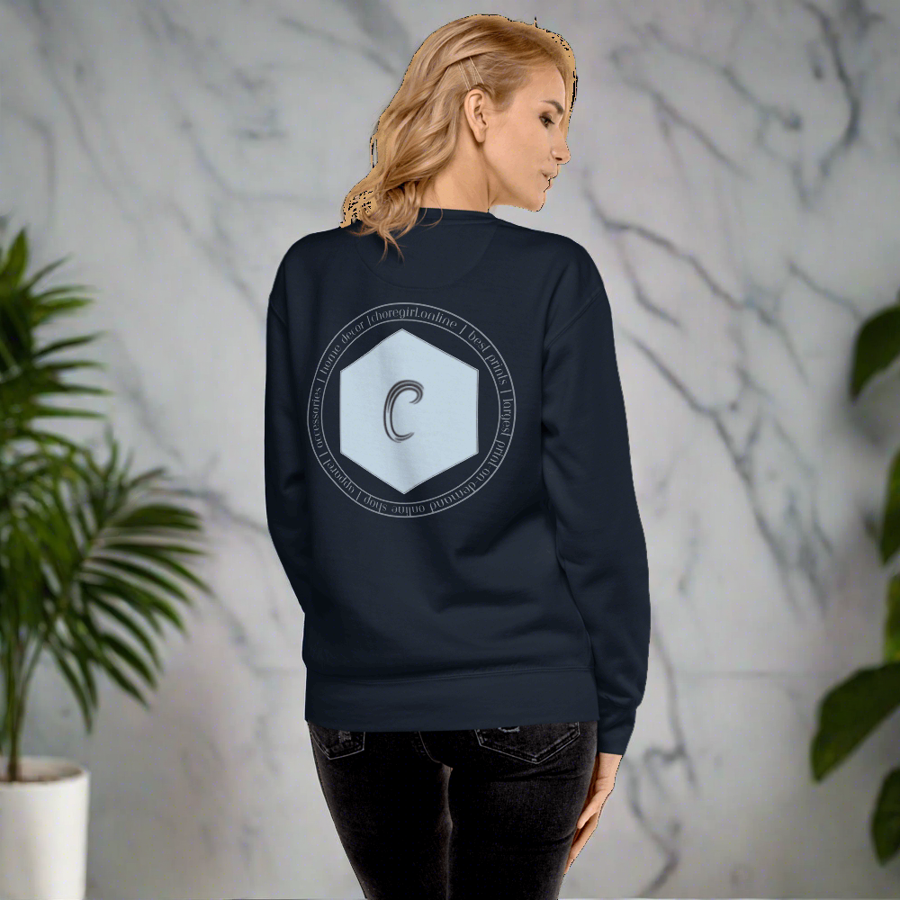 Custom Exclusive ChoreGirl LOGO Branded Unisex Premium Sweatshirt | PERSONALIZED - ChoreGirl