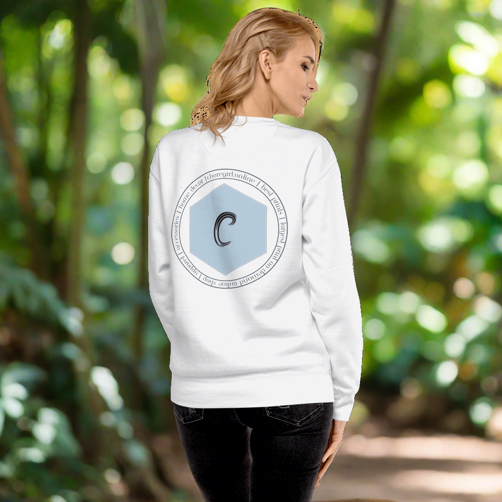 Custom Exclusive ChoreGirl LOGO Branded Unisex Premium Sweatshirt | PERSONALIZED - ChoreGirl